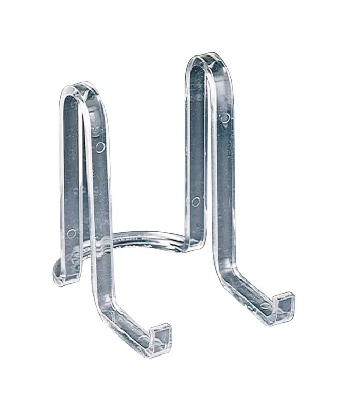 18 In. Clear Acrylic Plastic Plate Stand - 8 In. Height