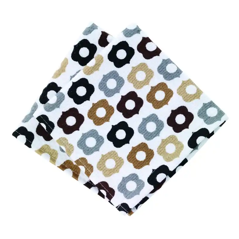 T-Fal Multicolored Cotton Bulb Dish Cloth 2 Pk