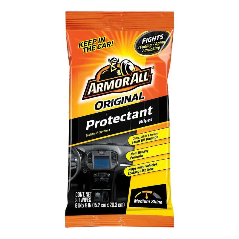 Armor All Original Plastic/Rubber/Vinyl Protectant Wipes 20 Ct