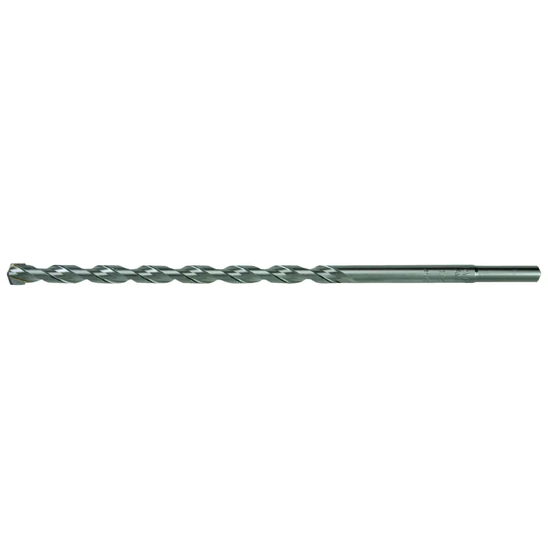 326016 1/2 In Dia X 12 In Oal Rotary Hammer Drill Bit, 2-flute, Straight Shank