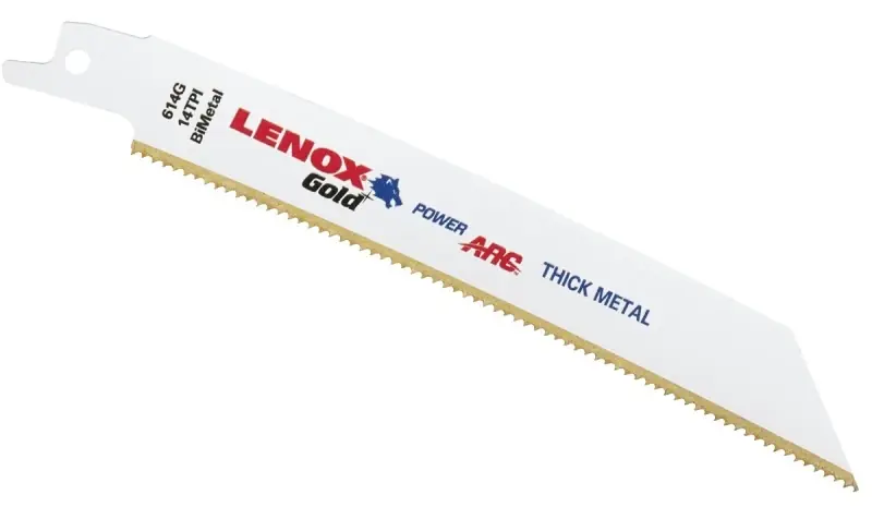 Lenox Gold 6 In. Bi-Metal Reciprocating Saw Blade 14 TPI 5 Pk