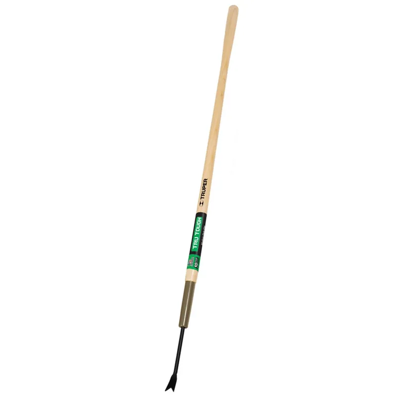 38 In. Wood Handle Weeder With V-notched Blade And Steel Head