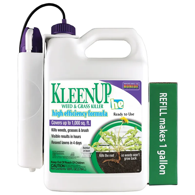 Kleenup High Efficiency 1 Gallon Ready To Use Wand Sprayer Weed & Grass Killer