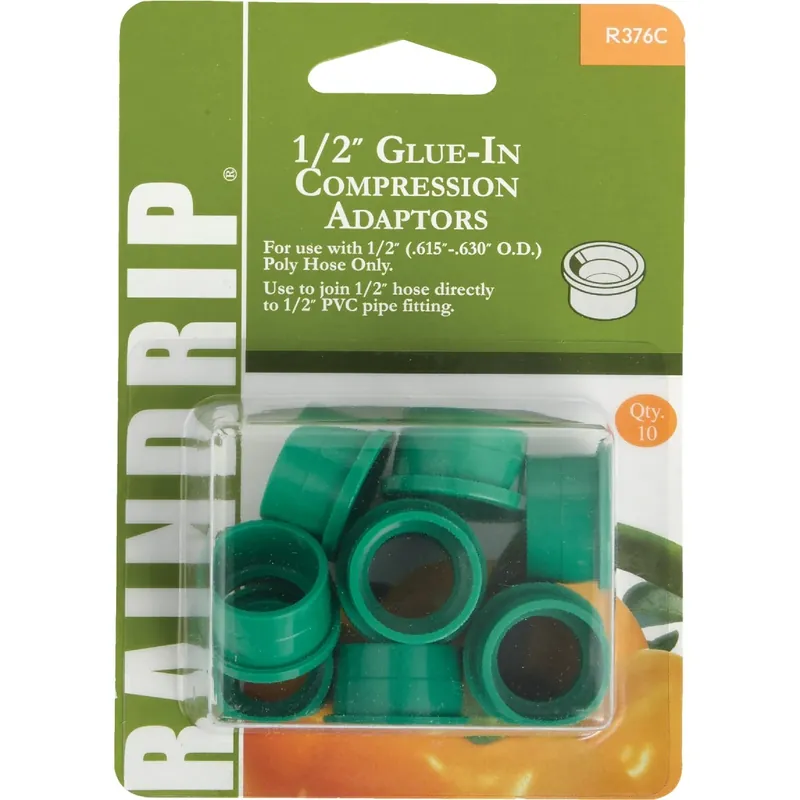 Raindrip 1/2 In. Compression Drip Irrigation Adapter 1 Pk