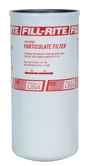 10 Micron Particulate Fuel Transfer Filter, 1-1/2 In., 16 UNF, 40 GPM