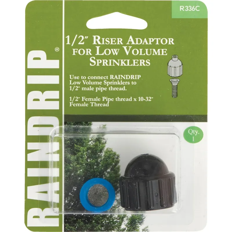 Raindrip 1/2 In. Drip Irrigation Adapter 1 Pk