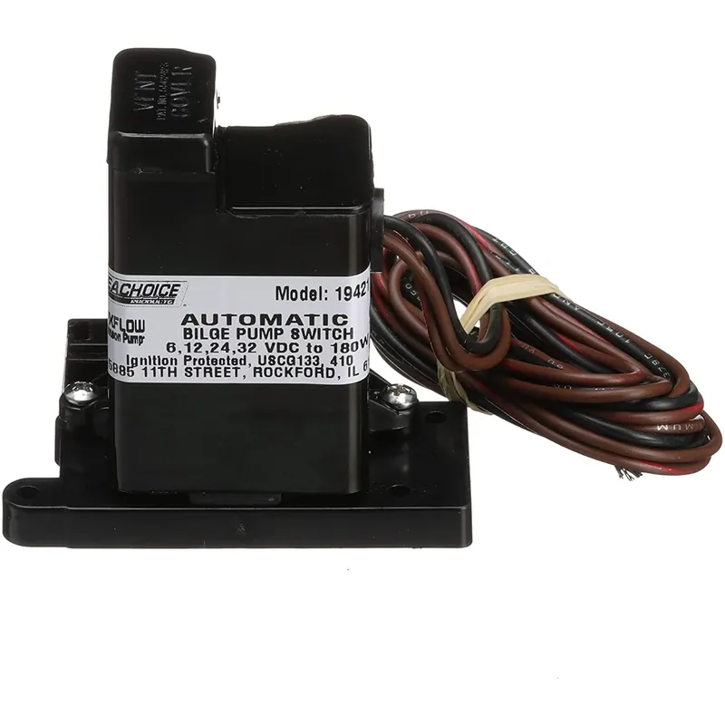 Automatic Bilge Pump Switch With 6 Ft. Wire Leads, 15 Amps, Model 19421