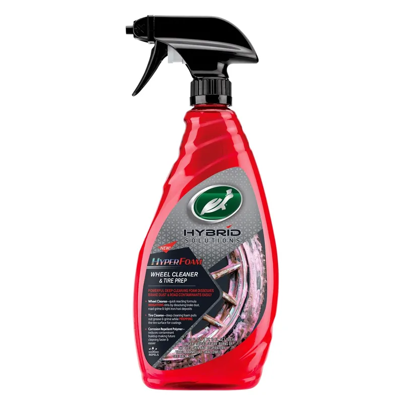 Hybrid Solutions Hyper Foam Wheel Cleaner & Tire Prep, 23 Oz.