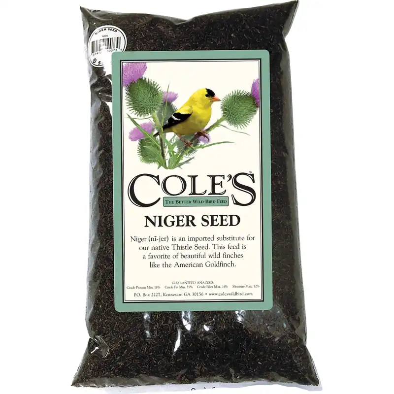 Wild Bird Food, Niger Seed, 5-Lbs.