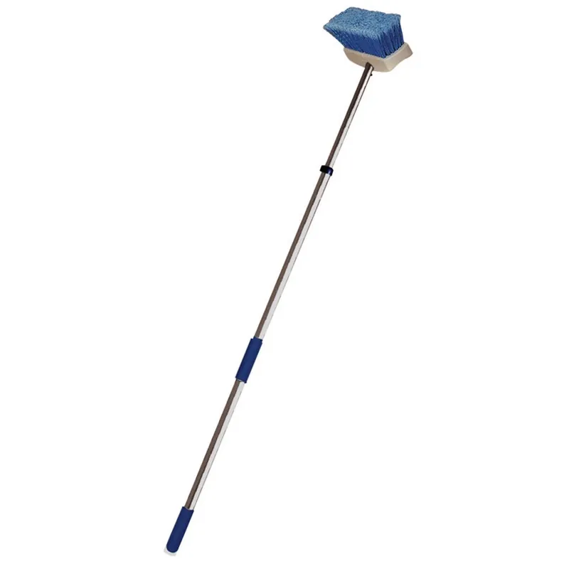 72 In. Telescoping Handle Deck Brush With Medium Stiffness Bristles