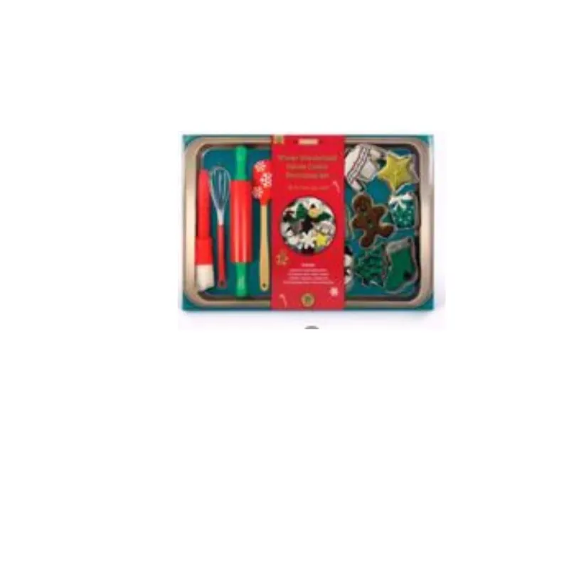 Winter Wonderland Snowflake Deluxe Cookie Decorating Set 30 Pieces