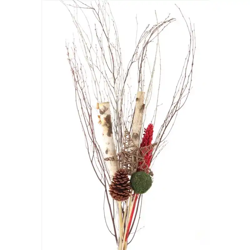 Multicolored Winter Birch Arrangement Bouquet Centerpiece 48 In.