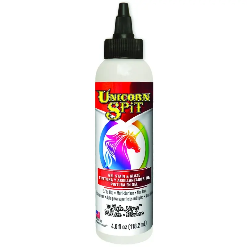 4 Oz. White Ning Gel Stain, Paint & Glaze - Versatile Finish
