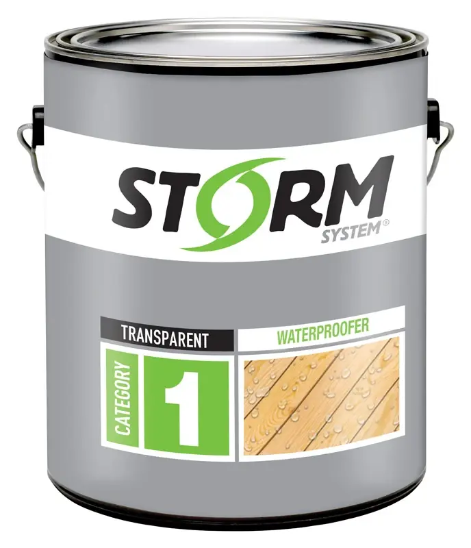Transparent Clear Water-based Penetrating Exterior Stain 1 Gallon