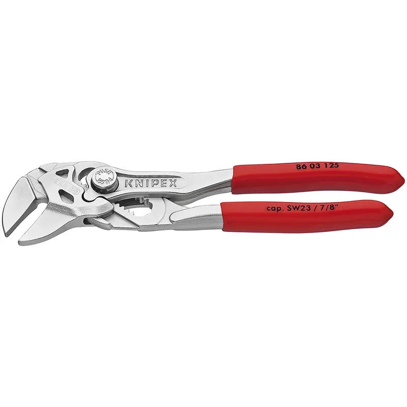 Knipex 5 In. Chrome Vanadium Steel Smooth Jaw Mini Pliers Wrench