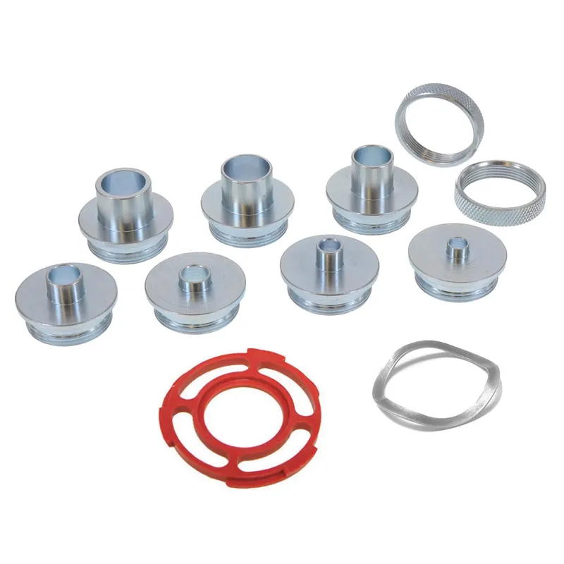 Turnlock Router Bushing Set 9 Piece With Adaptor And Locknuts