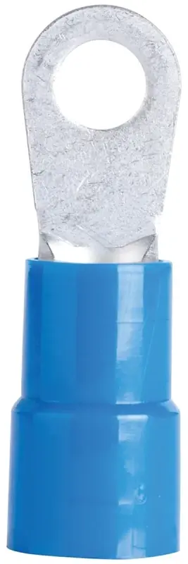 Gardner Bender 6 Ga. Insulated Wire Ring Terminal Blue 4 Pk