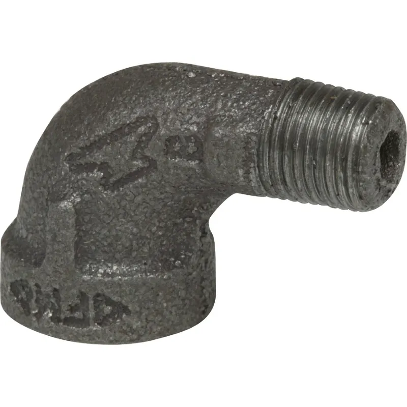 90-Degree Black Pipe Street Elbow, 1-1/2 In.