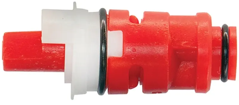 17241b Hot Water Stem For Milwaukee Faucets, Durable Plastic Construction