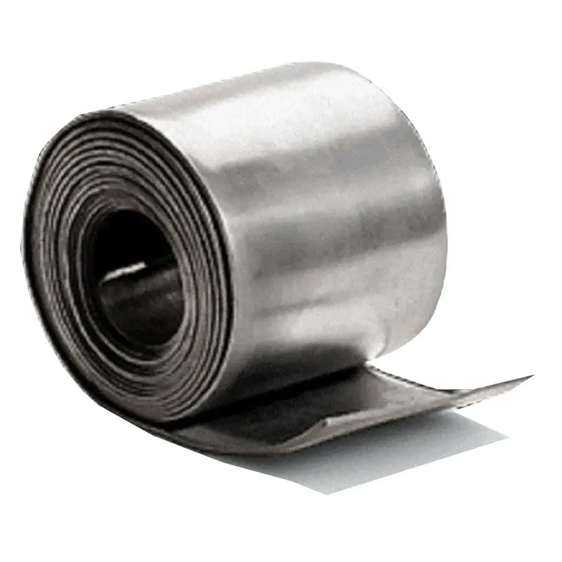 8 In. Lead Flashing Roll, 30 Ft Length, Silver Color