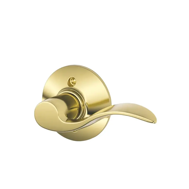 Accent Bright Brass Right Handed Dummy Lever F17acc605rh