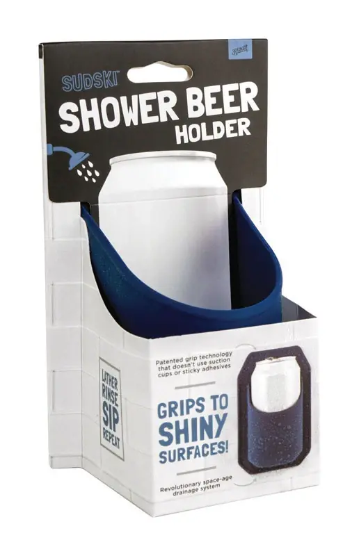 30 Watt SUDSKI Beer Can Holder Shower Caddy Silicone 1 Pk