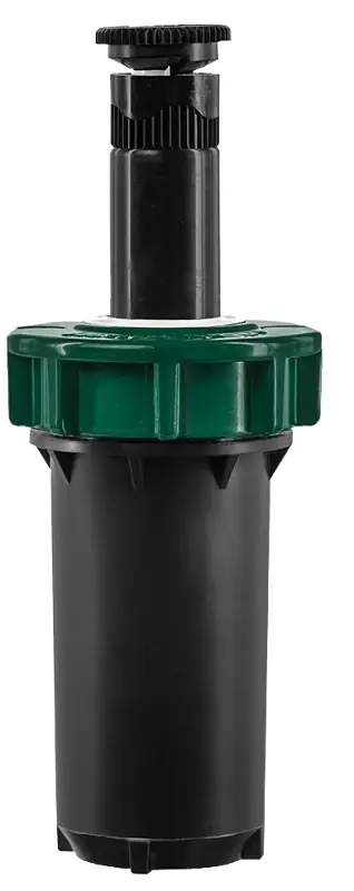 Pro Series Sprinkler Head, Pressure Regulated, Hard Top, 15-Ft. Adjustable Pattern, 2-In. Pop-Up