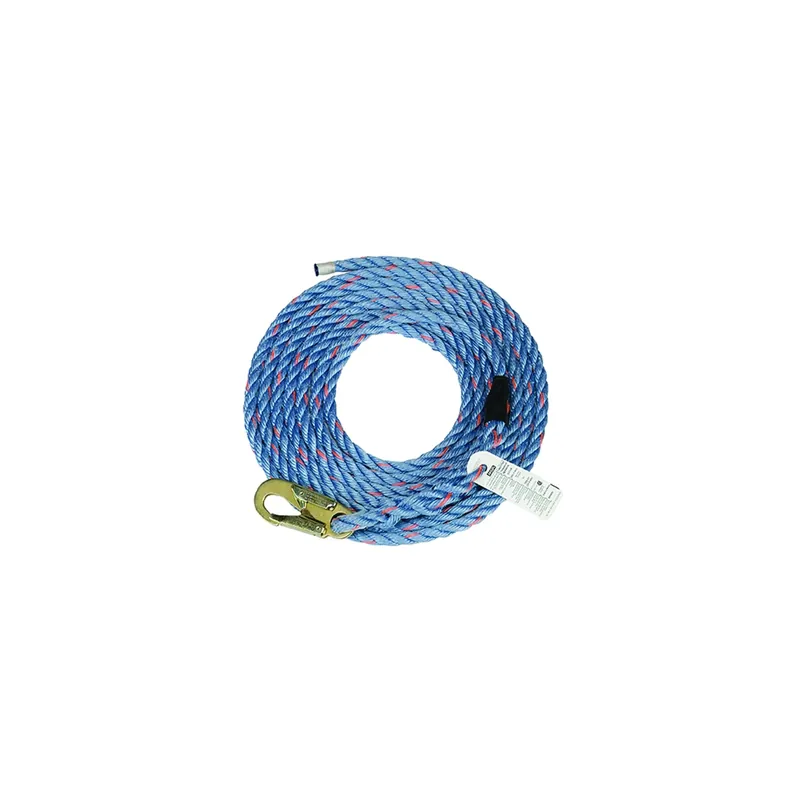 Vertical Lifeline, Polysteel Rope, 5/8-In. X 50-Ft.