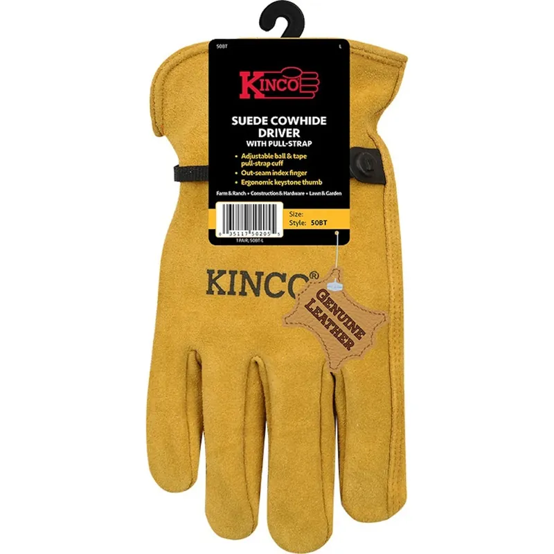 Men‘s Indoor/outdoor Driver Gloves Gold Medium 50bt-m