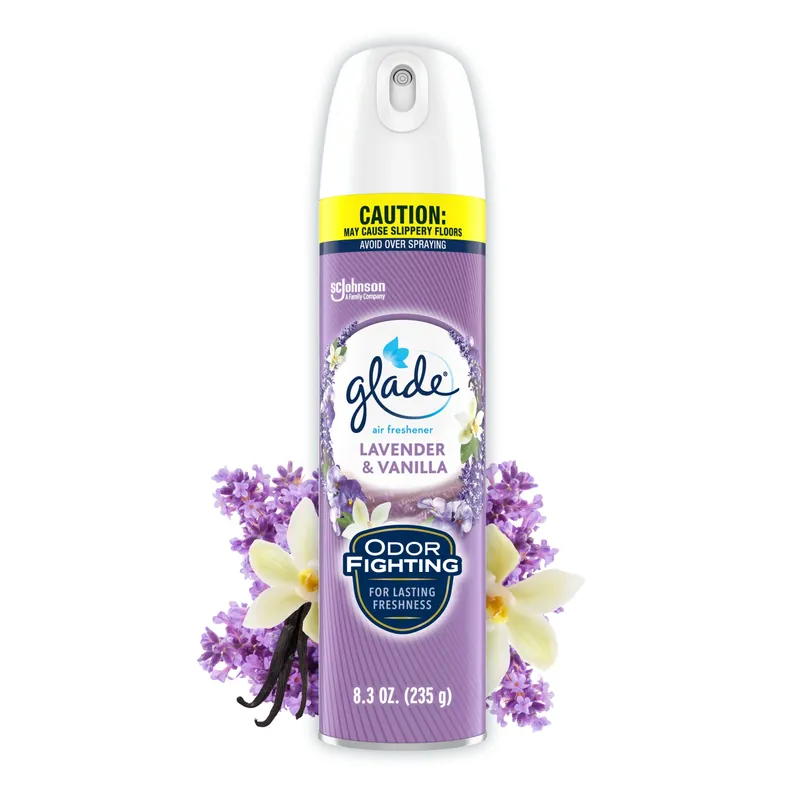 Glade Lavender & Vanilla Scent Air Freshener 8.3 Oz Aerosol 1 Pk