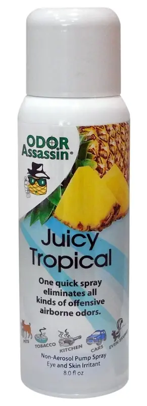 Odor Assassin Juicy Tropical Scent Odor Eliminator 8 Oz Liquid