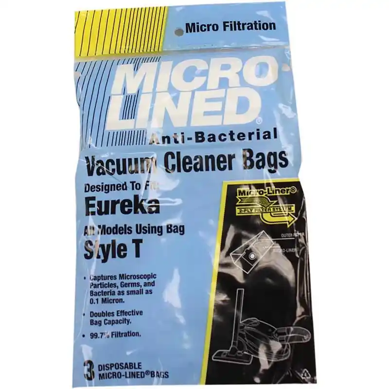 DVC Micro Lined Vacuum Bag For Style T 3 Pk Eureka Style T