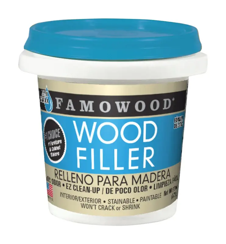 Natural 24 Oz. Water-based Latex Wood Filler For Indoor And Outdoor Use
