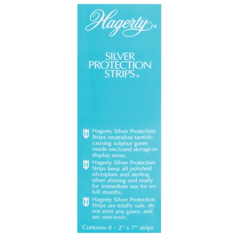 Hagerty No Scent Silver Protection Strips 8 Pk Cloth