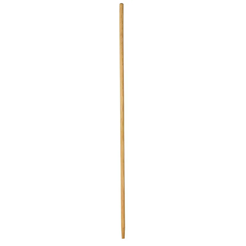 60 In. Wood Broom Handle With Tapered Tip For Push Brooms