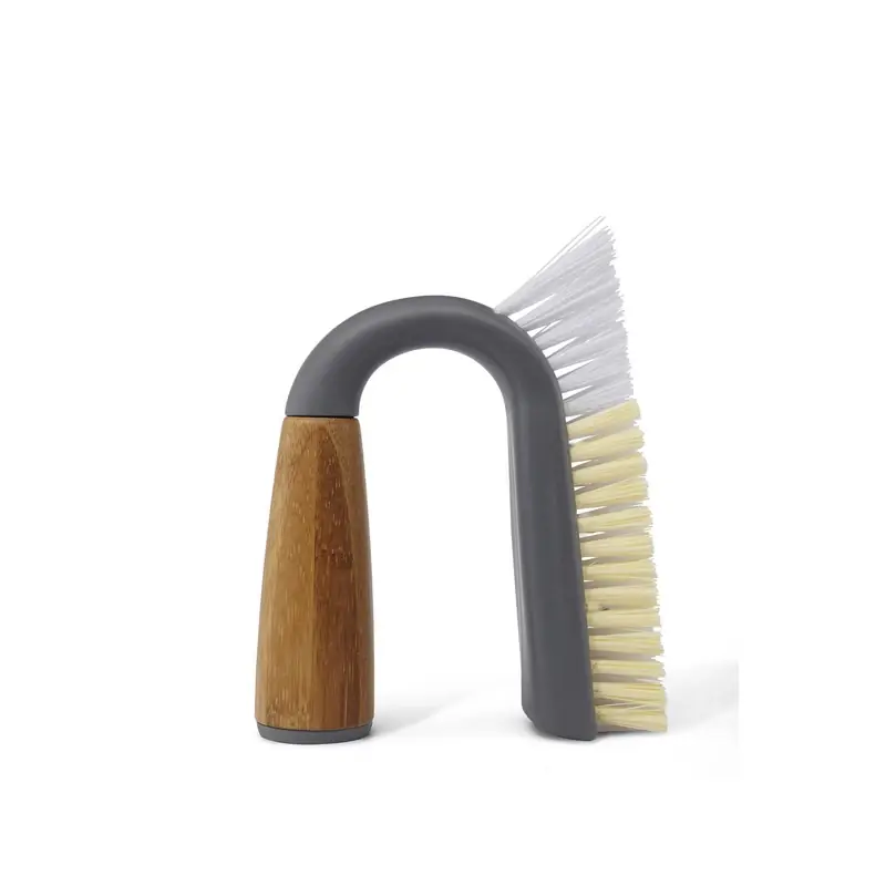 Grunge Buster 1.5 In. W Medium Bristle Bamboo Handle Grout And Tile Brush