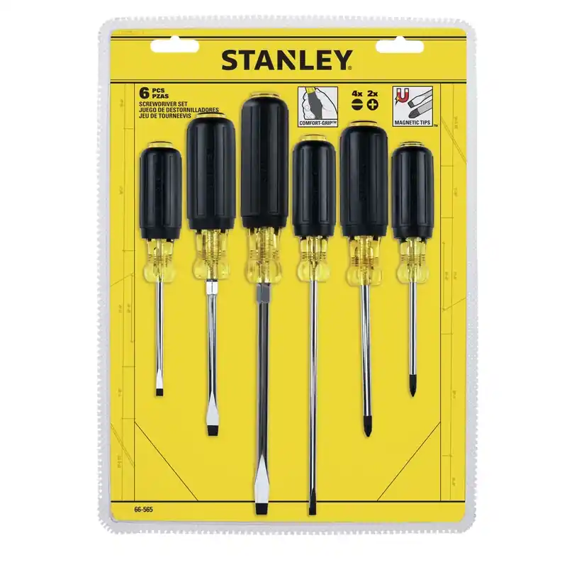 6-Pc. Screwdriver Set, Vinyl-Coated