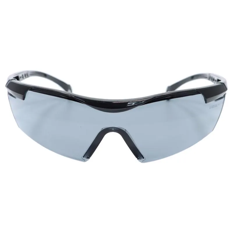 General Electric 01 Series Anti-Fog Impact-Resistant Safety Glasses Smoke Lens Black Frame 1 Pk