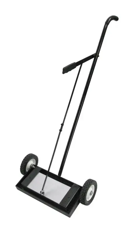 Magnet Source 42 In. L X 19.75 In. W Black Magnetic Sweeper 233 Lb. Pull 1 Pc