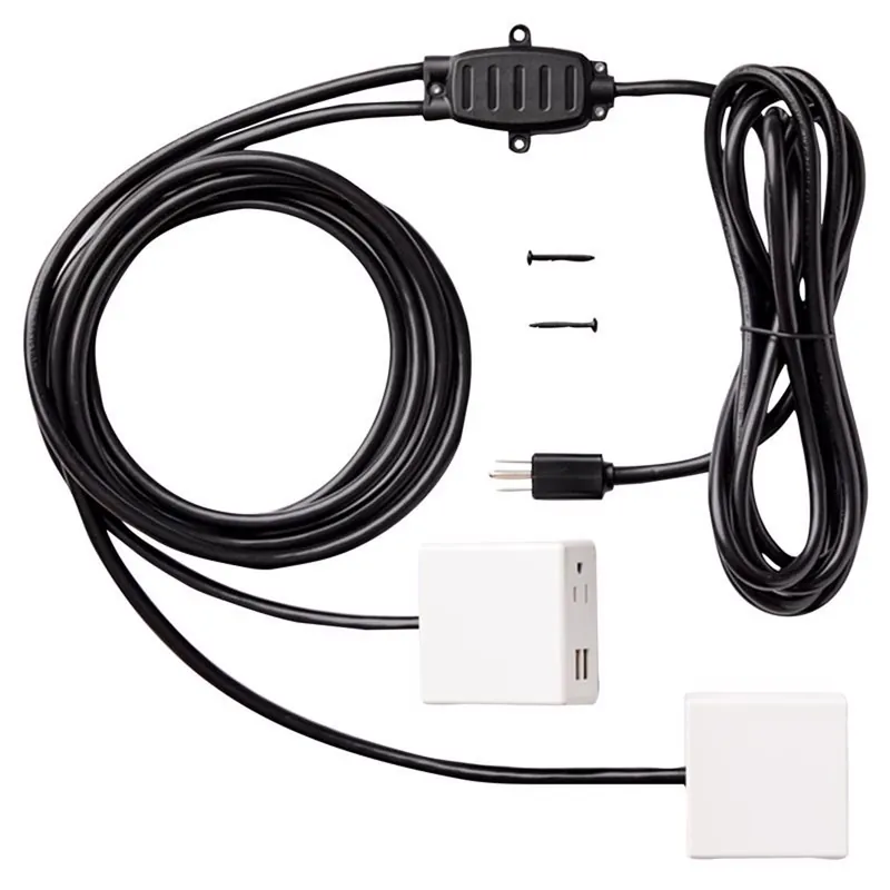 10 Ft. Power Hub With 2 Outlets And Usb Ports - White