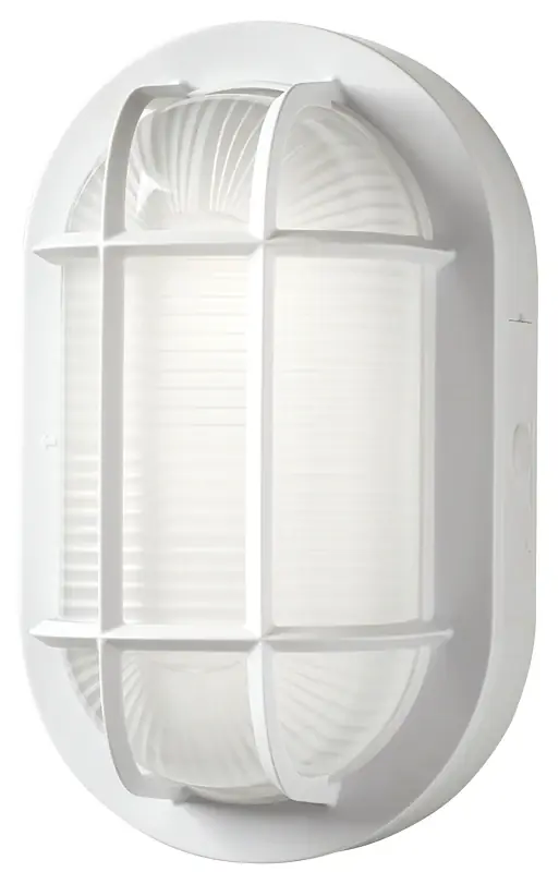 Twistfit White Switch Led Bulkhead Light 8.5 Inch Marine Grade