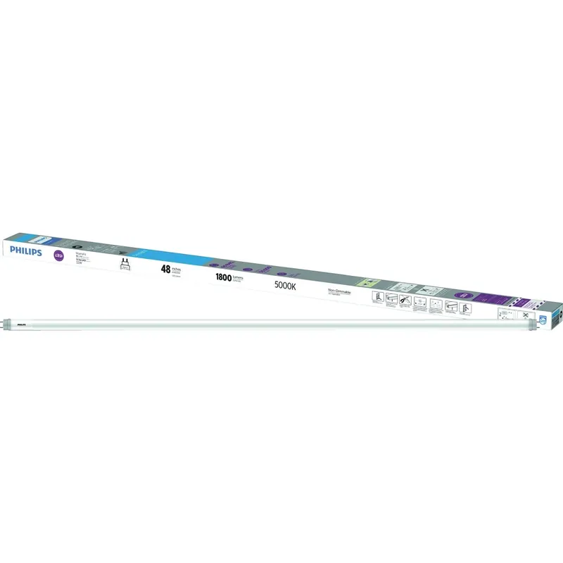 Philips T8 Bi-Pin LED Tube Light Daylight 32 Watt Equivalence 2 Pk