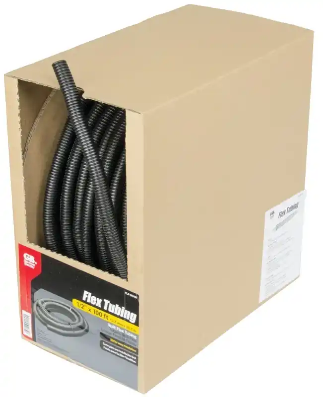 1/2 In. Dia. X 1200 In. L Black Polyethylene Flex Tube