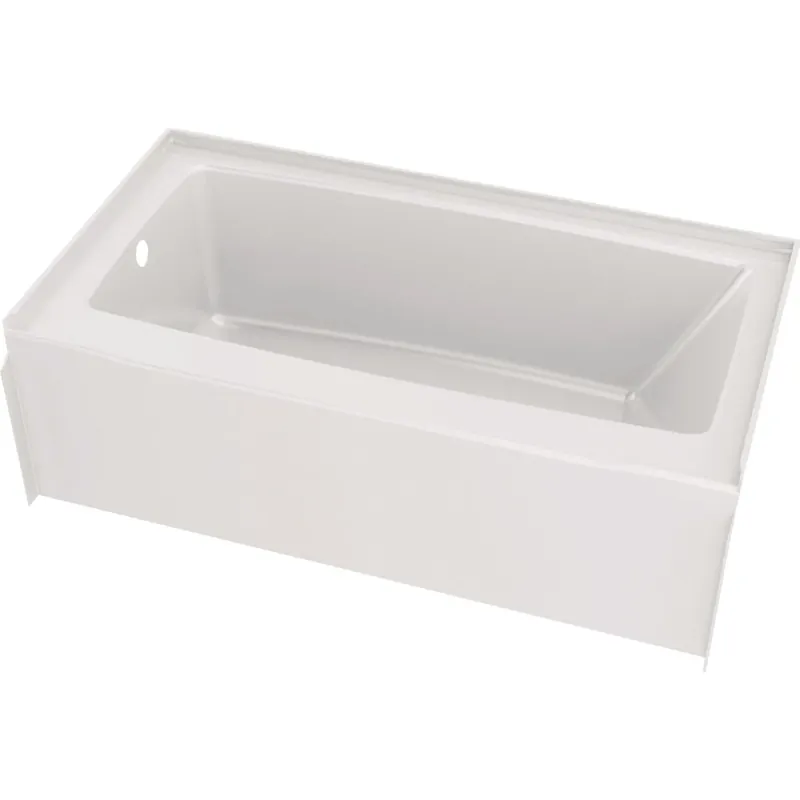 Classic 500 Bathtub, Left-hand Drain, Gloss White, 60 X 32 In.