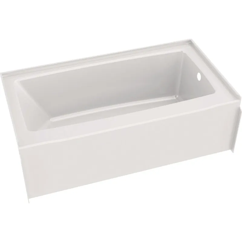 Classic 500 Bathtub, Right-Hand Drain, Gloss White, 60 X 32 In.
