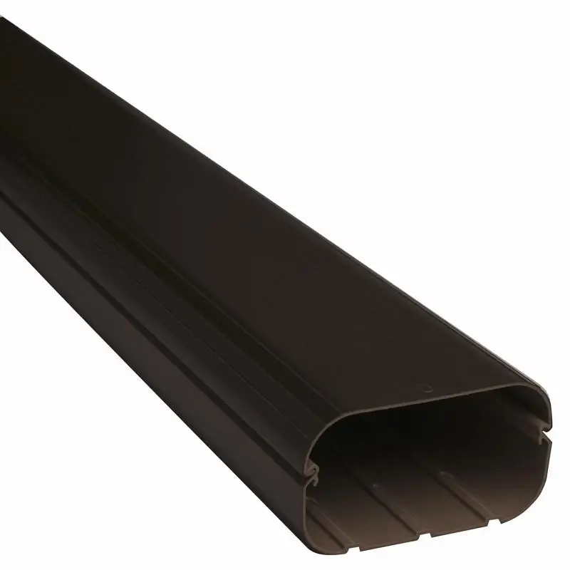 Line Set Covers 78 In. W X 3.25 In. H Brown Plastic Duct Cover
