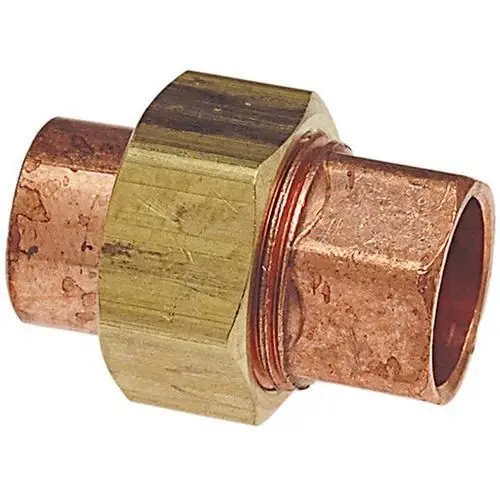NIBCO 3/8 In. Sweat X 3/8 In. D Sweat Copper Union 1 Pk