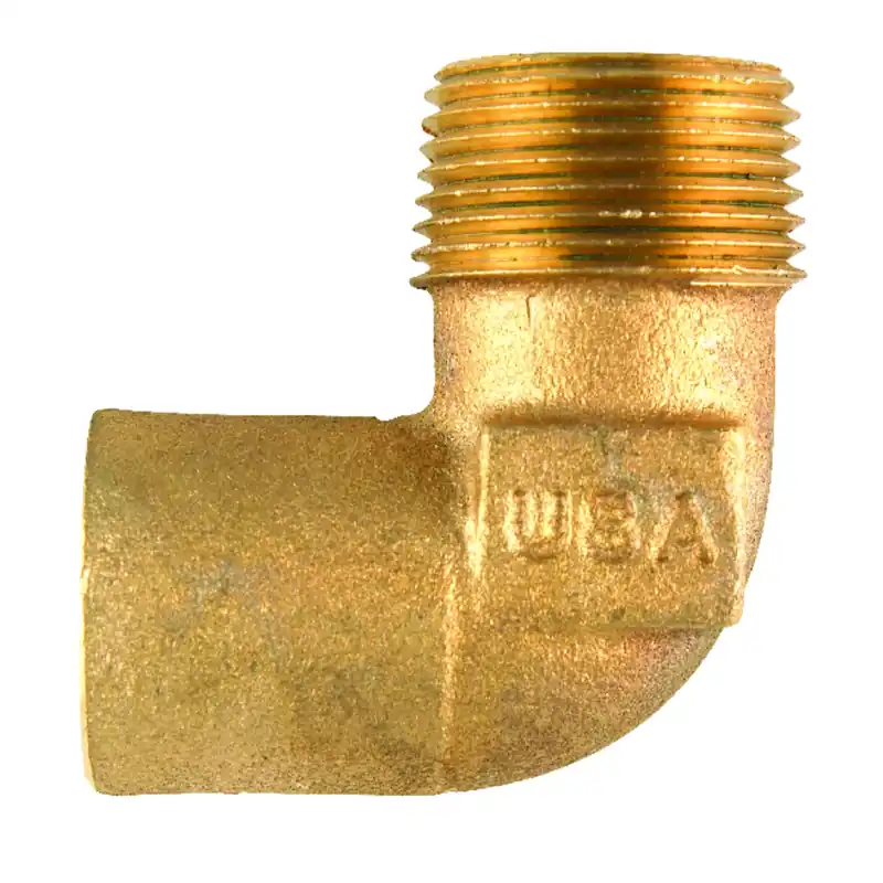 NIBCO 3/4 In. Sweat X 3/4 In. D MPT Brass 90 Degree Elbow 1 Pk