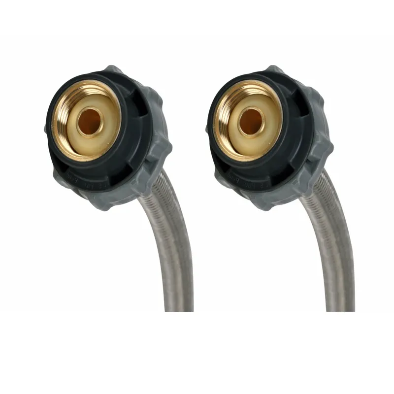 Click Seal 3/8 In. Fip X 1/2 In. D Fip 12 In. Stainless Steel Supply Line