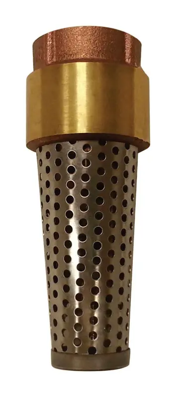 1/2 In. D Yellow Brass Spring Loaded Check Valve Fv-2tyblf